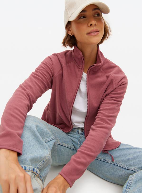 Pink Zip Through Fleece   XL